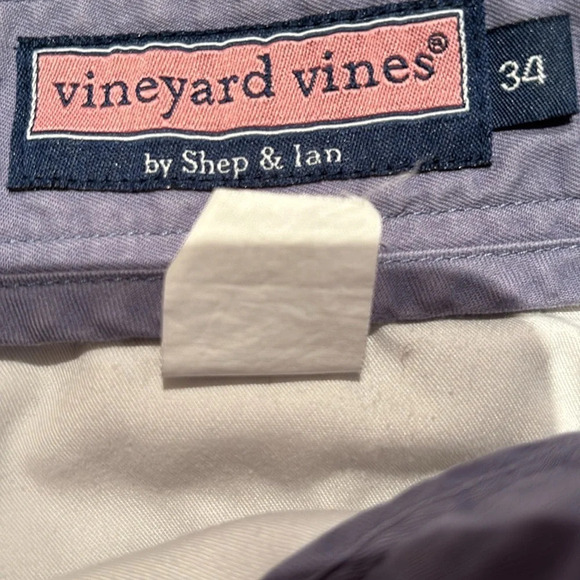Vineyard Vines Men's Club Shorts Periwinkle Flat Front Size 34 - Picture 11 of 14